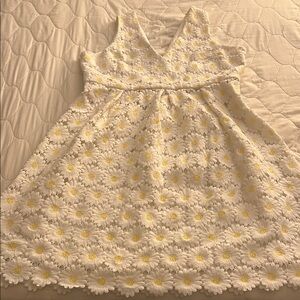 ModCloth Daisy Embroidered Liza Luxe Dress